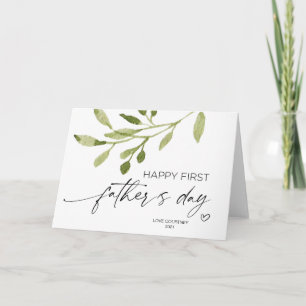 Happy First Fathers Day Gifts to Husband van Baby Kaart