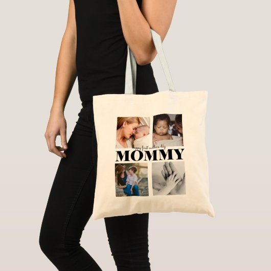 ''happy first mères day mommy'' 4 Sac fourre-tout (Devant (produit))