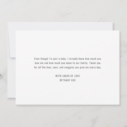 Happy First Moederdag 2 Fotoscript (Achterkant)