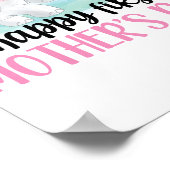 Happy First Moederdag Elephant Poster (Hoek)