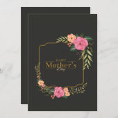 Happy First Moederdag Heart Card Bedankkaart (Voorkant / Achterkant)