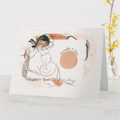 Happy First Moederdag Kaart (Gele Bloem)