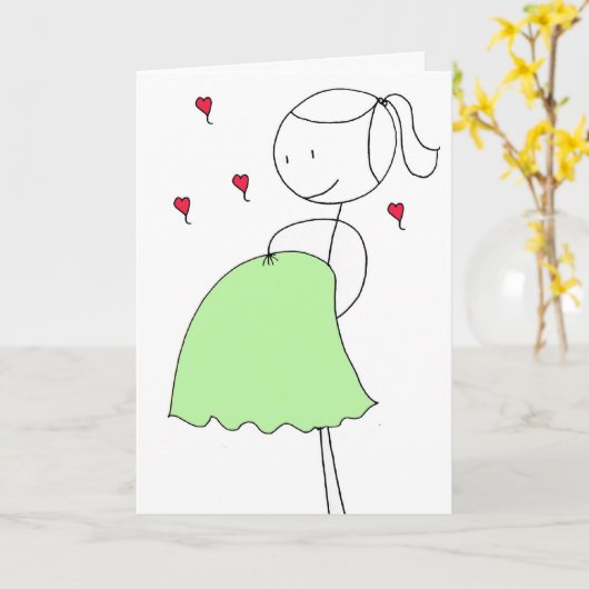 Happy First Moederdag Kaart (Gele Bloem)