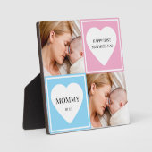 Happy First moederdag Leuke 2 foto collage Fotoplaat (Voorkant)