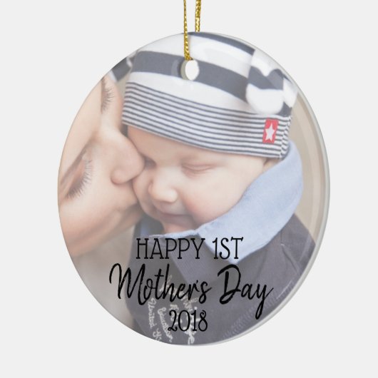 Happy First Moederdag Ornament (Links)