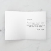 Happy First Moederdag Schattige Modern Kaart (Binnen)