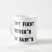 Happy First Mother's Day Mok - Nieuwe moeder cadea (Voorkant links)