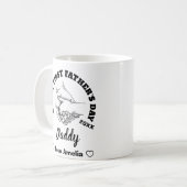 Happy First Vaderdag 2023, aangepaste namen Koffiemok (Voorkant links)