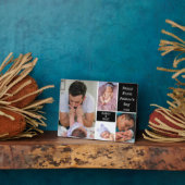 Happy First Vaderdag 4 Photo Collage Fotoplaat (Zijkant)