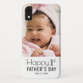Happy First Vaderdag Custom Photo Case-Mate iPhone Case (Achterkant)