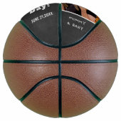 Happy First Vaderdag Custom Photo Chalkboard Basketbal (Rechts)