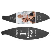 Happy First Vaderdag Custom Photo Chalkboard Basketbal (Panelen)