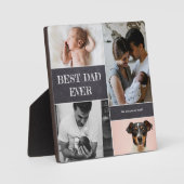 Happy First Vaderdag nieuwe vader beste vader Fotoplaat (Voorkant)