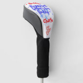 Happy First Vaderdag Papa | Golfheadcover (Schuin)