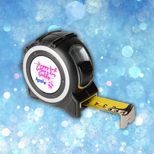 Happy First Vaderdag Papa | Meetlint Rolmaat