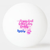 Happy First Vaderdag Papa | Pingpongballen (Voorkant)