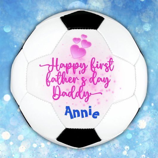 Happy First Vaderdag Papa | Voetbal