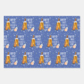 Happy First Vaderdag Schattige Pastel Inpakpapier Vel (Voorkant 2)