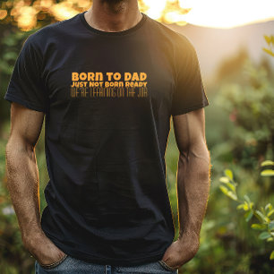Happy First Vaderdag zwarte sinaasappels letter hu T-shirt