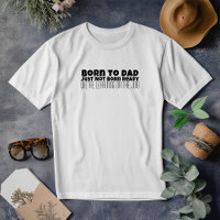 Happy First Vaderdag zwarte witte letter humor