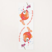 Happy Fish and Worm Funny Yoga Mat - Aangepaste te (Voorkant)