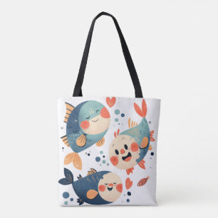 Happy Fish Friends Draagtas