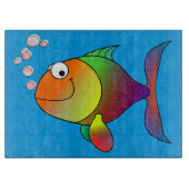 Happy fish snijplank (Voorkant)