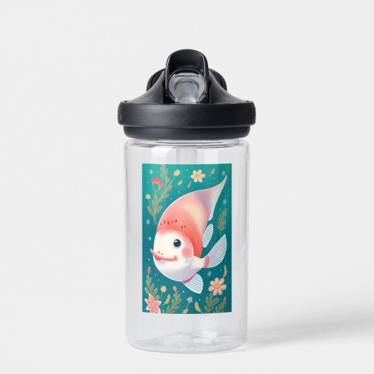 Happy Fish Waterfles (Voorkant)
