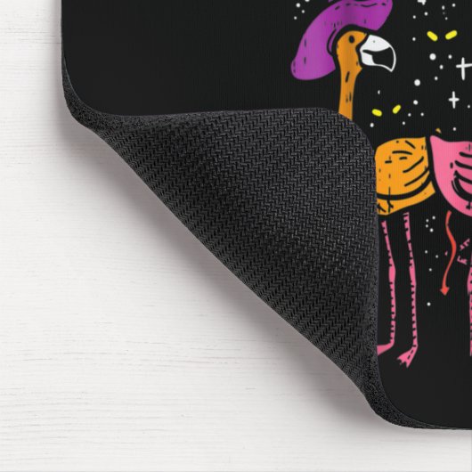 Happy Flamingbetween Scary Flamingos Funny Hallowe Muismat (Hoek)