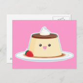 Happy Flan Briefkaart (Voorkant / Achterkant)