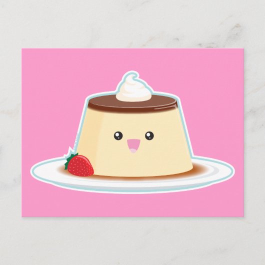 Happy Flan Briefkaart (Voorkant)