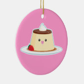 Happy Flan Keramisch Ornament (Rechts)