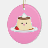 Happy Flan Keramisch Ornament (Links)