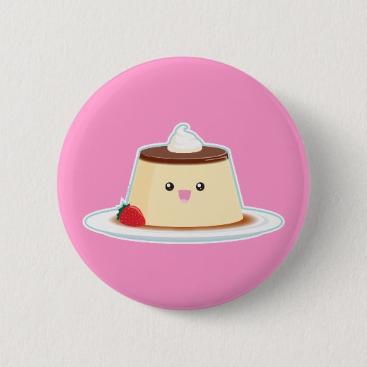 Happy Flan Ronde Button 5,7 Cm (Voorkant)