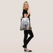 Happy Floofer Ty - All-Over Canvas tas (Op model)