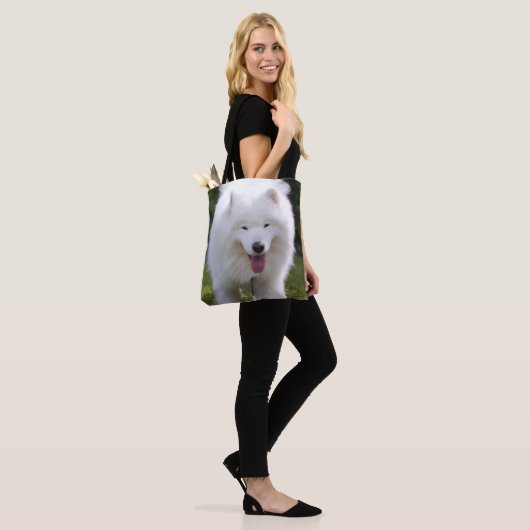 Happy Floofer Ty - All-Over Canvas tas (Op model)