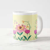 Happy Flower Extra Grote Beker (Voorkant rechts)