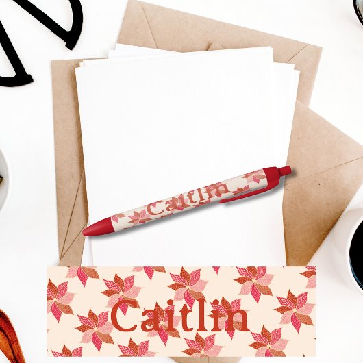 Happy Flower Name Pen