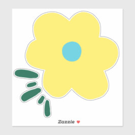 Happy Flower Sticker