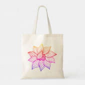 Happy flower tote bag (Achterkant)