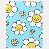 Happy Flowers 60x80 Fleece Deken (Voorkant)