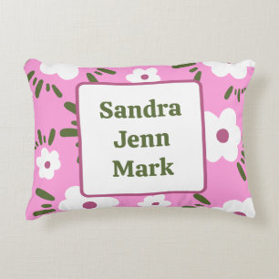 Happy Flowers Accent Kussen