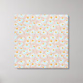 Happy Flowers Canvas Afdruk (Voorkant)