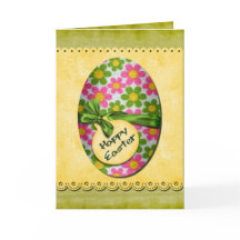 Happy Flowers Easter Egg