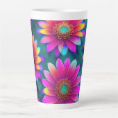 Happy Flowers Latte Mok (Voorkant)