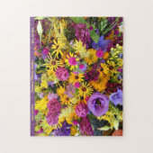 Happy Flowers Puzzel Personaliseren Legpuzzel (Verticaal)