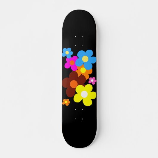 Happy Flowers Skateboard (Voorkant)