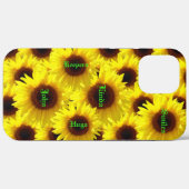 Happy Flowers - Zonnebloem Case-Mate iPhone Case (Achterkant (horizontaal))