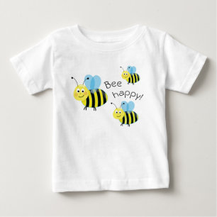 Happy Flying Bees Cute bee Happy