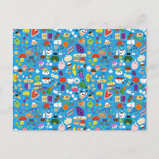 Happy Food Briefkaart (Voorkant)